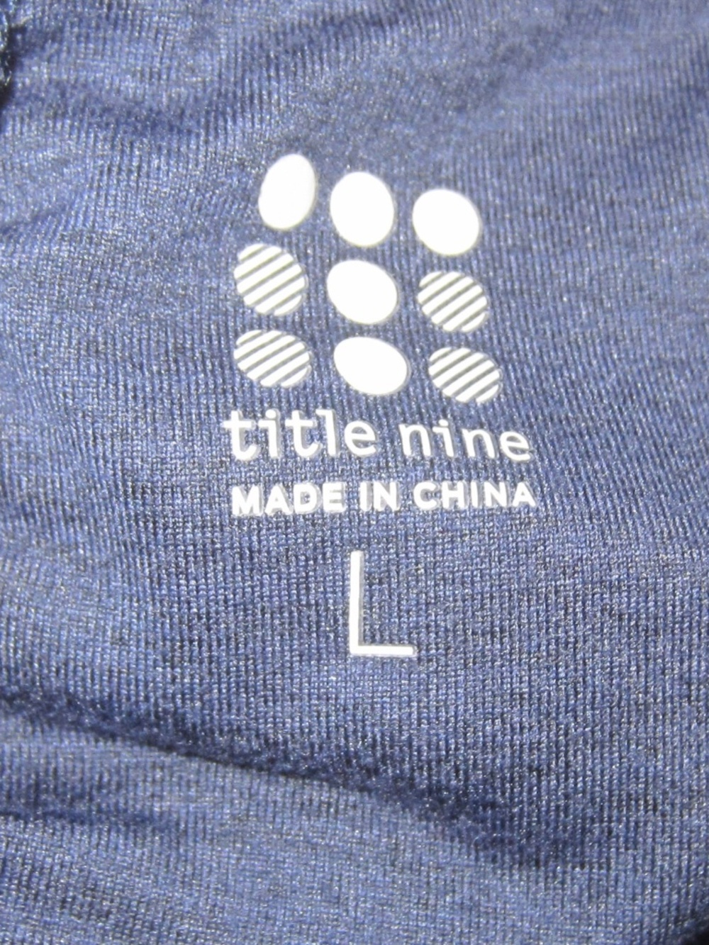 Title Nine Grace Tank Top in dark blue - Size Large - Picture 6 of 7
